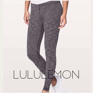 Lululemon Coco Pique Wunder Under High Rise Knit